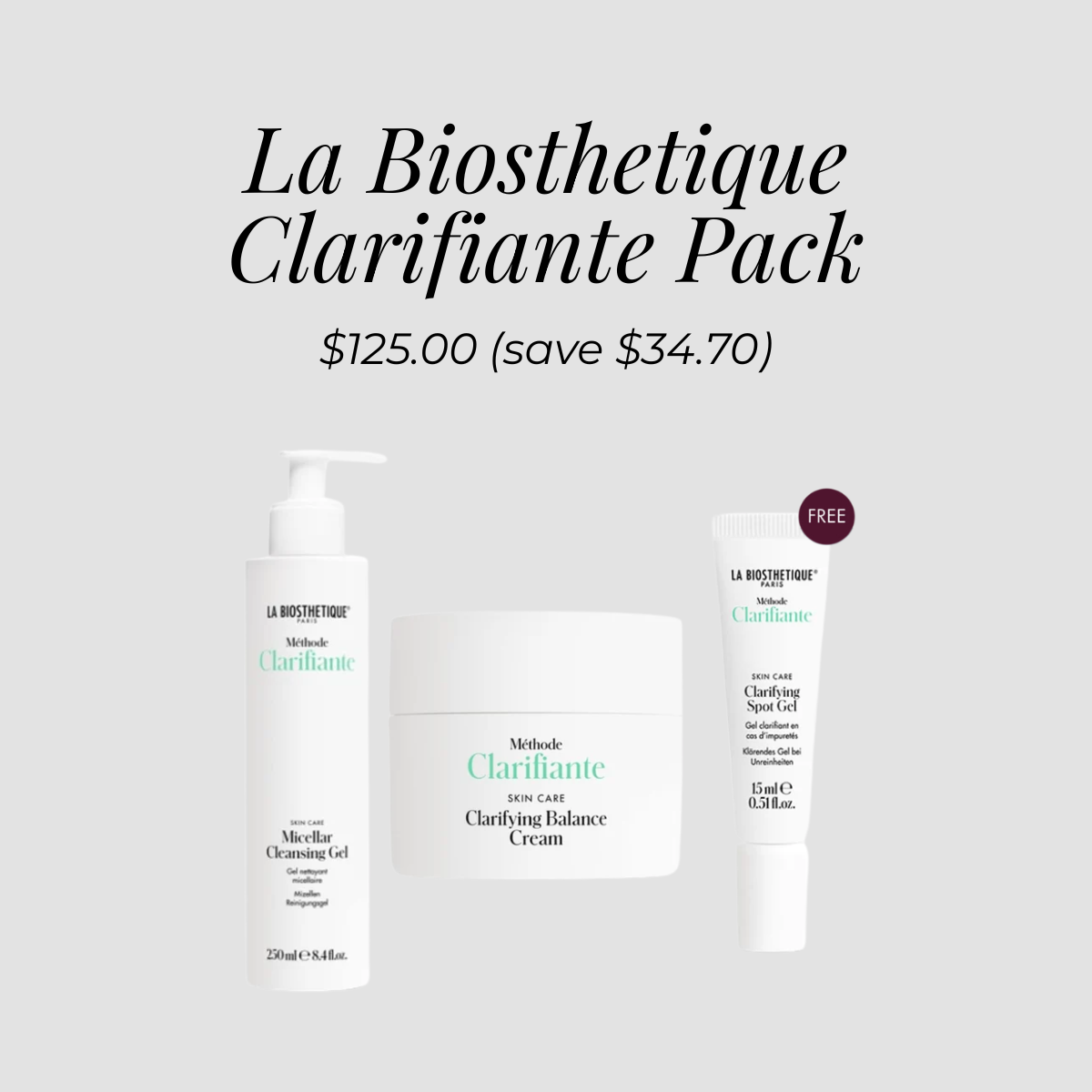 2026 Christmas Packs - Clarifiante Skincare Pack - Hair Art and Beauty