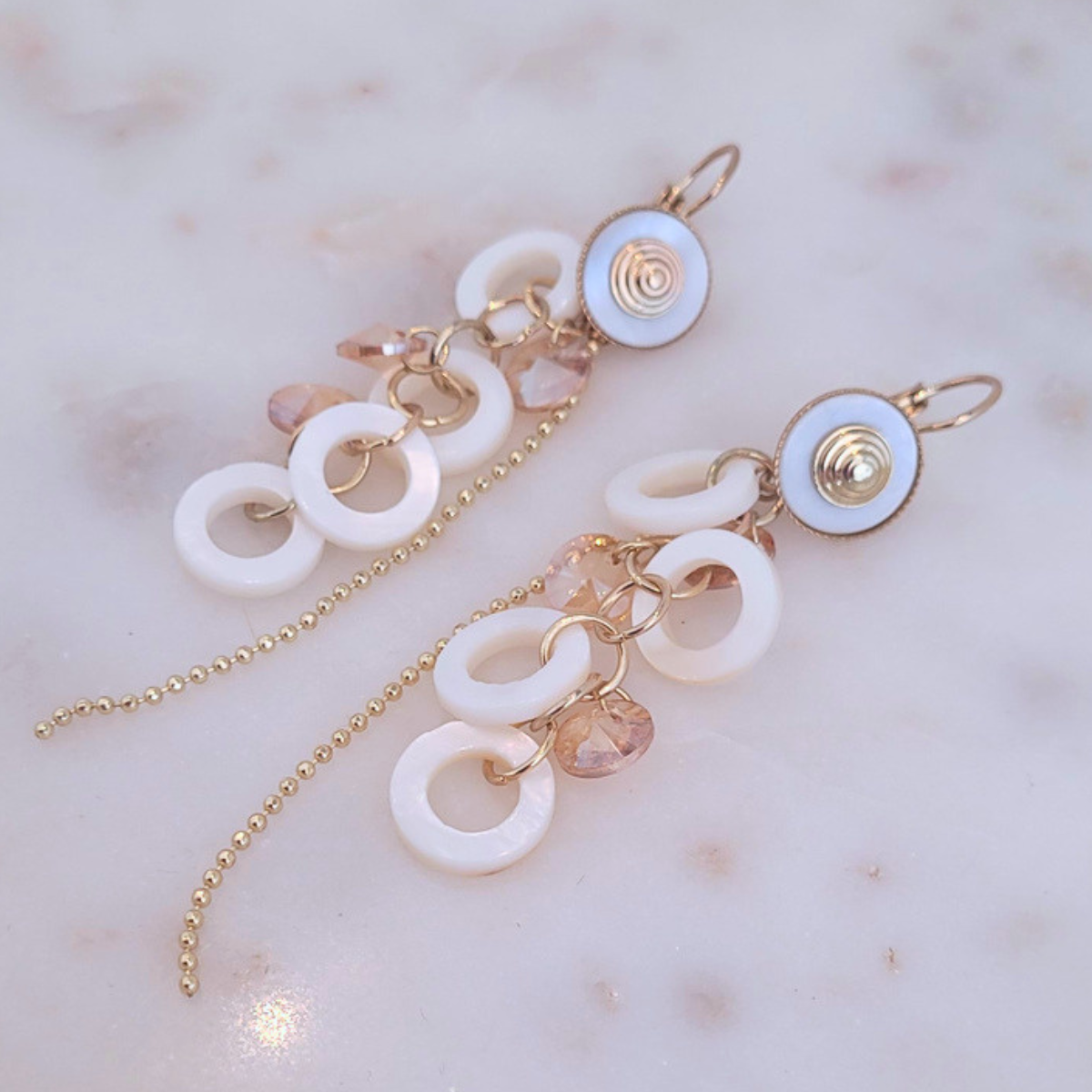 Cascade Dangle Earrings - Hair Art and Beauty
