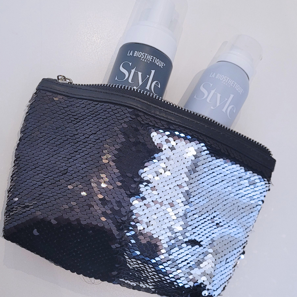 Sequinned Make Up Bag - Hair Art and Beauty