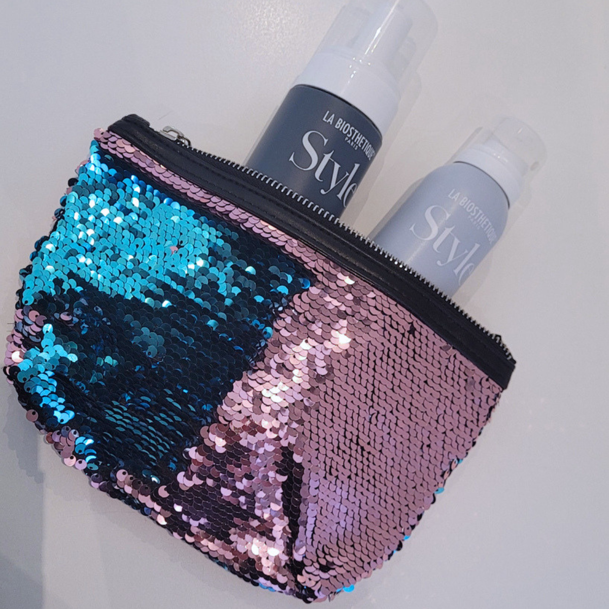 Sequinned Make Up Bag - Hair Art and Beauty
