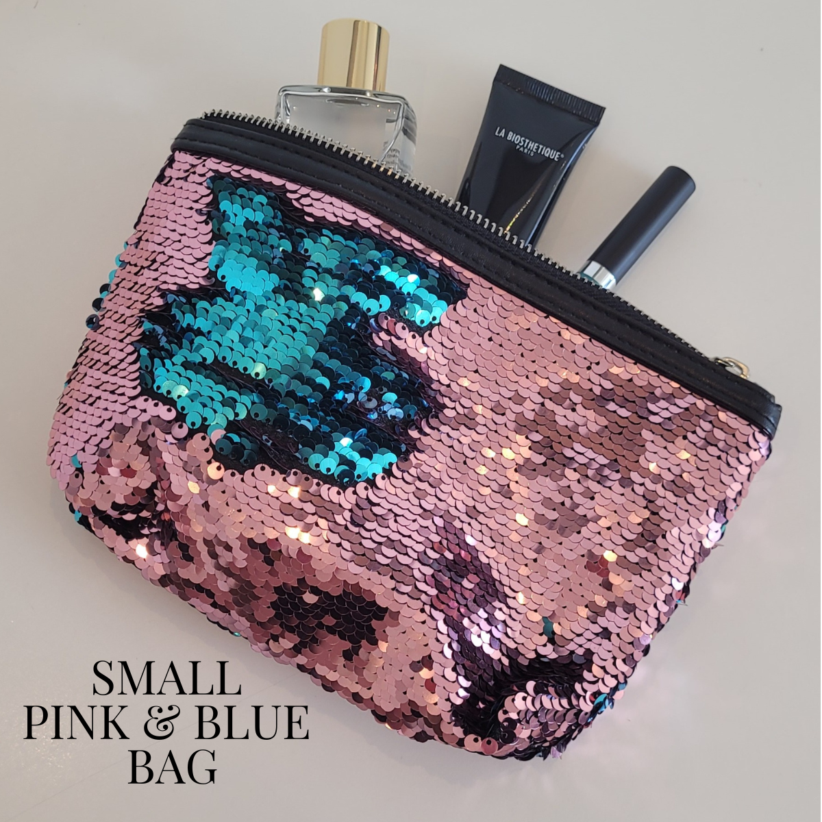 Sequinned Make Up Bag